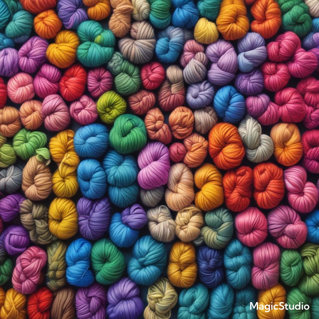 ai image of yarn balls